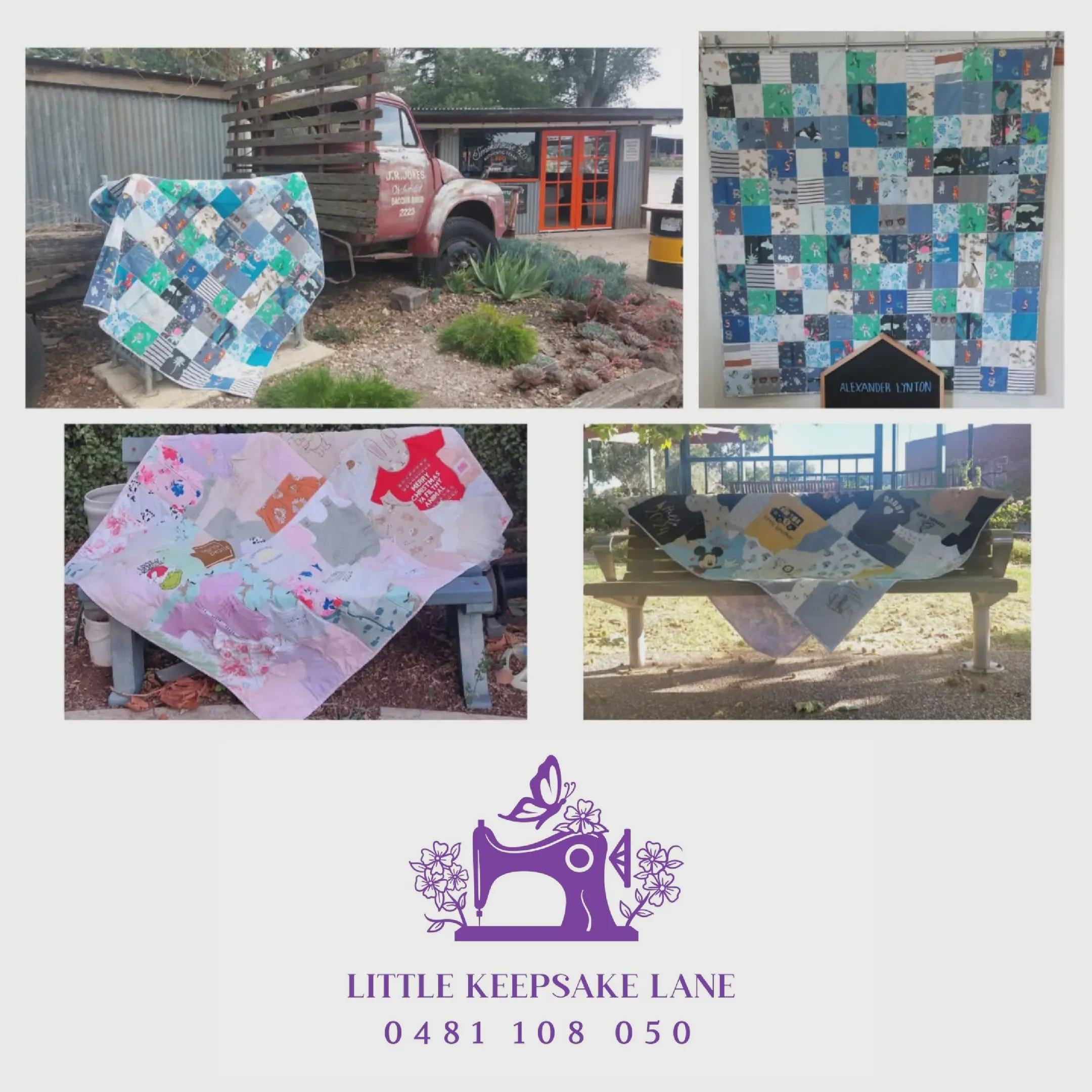 Memory Quilt - Full Outfit Design - Non-refundable Deposit Only