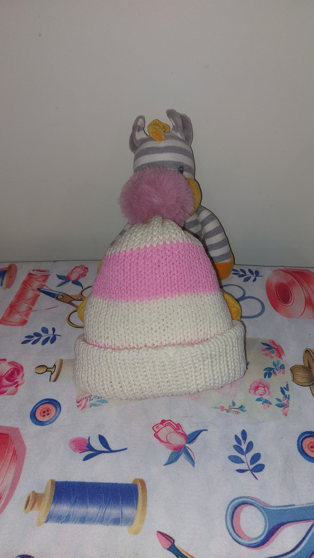 Children's Beanie with Foldable Brim